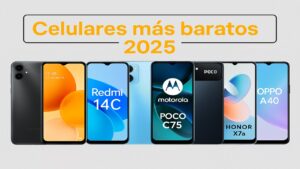 Explorar celulares por tipo de uso en 2025 | Guía completa Celulares más baratos 2025